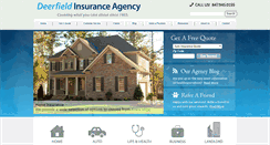 Desktop Screenshot of deerfieldinsuranceagency.com
